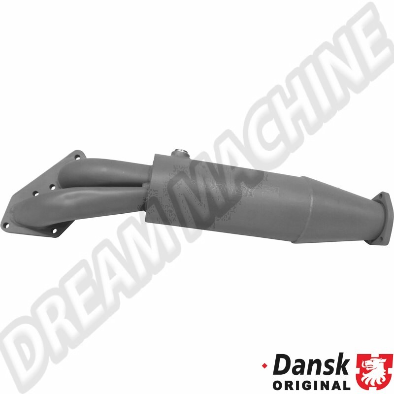 Pré-silencieux/échappement intermédiaire homologué TÜV/CEE pour Porsche 911/930 2.7, 3.0, 3.2 de 01/63 à 08/89. Références : 1620500200, 1 620 500 200, 92100.