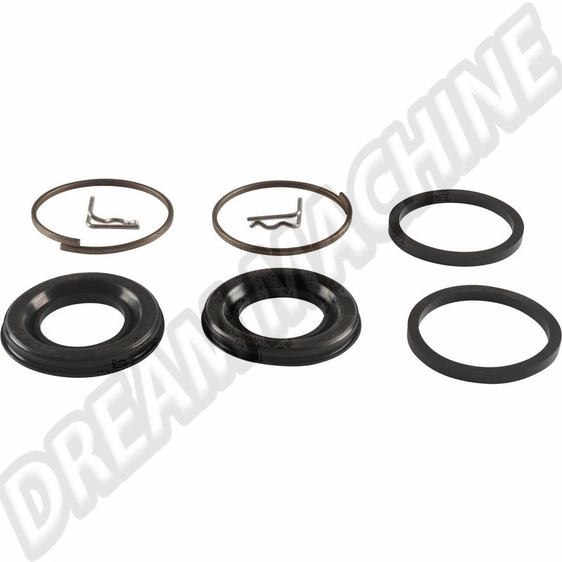 Obtenez un kit de réparation de haute qualité pour l'étrier de frein arrière de votre Porsche 356C, 911, 912. Convient pour la rénovation de l'étrier de frein arrière. Référence : 90135296411.