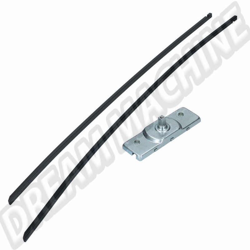 Mécanisme de Porte Battante avec Tiges de Verrouillage Droit Arrière/Gauche Avant Combi 02/55-10/62 Silver Weld Through (Référence : 211841705A)