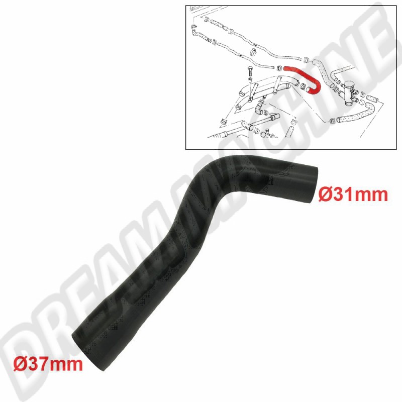 Durite-Retour-Radiateur-VW-T25-Syncro