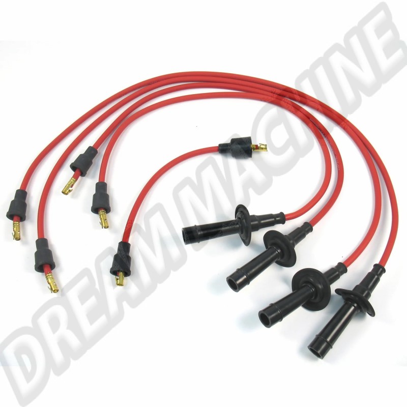 Ensemble de fils d'allumage Pertronix Flamethrower 1200-1600cc 7mm Rouge