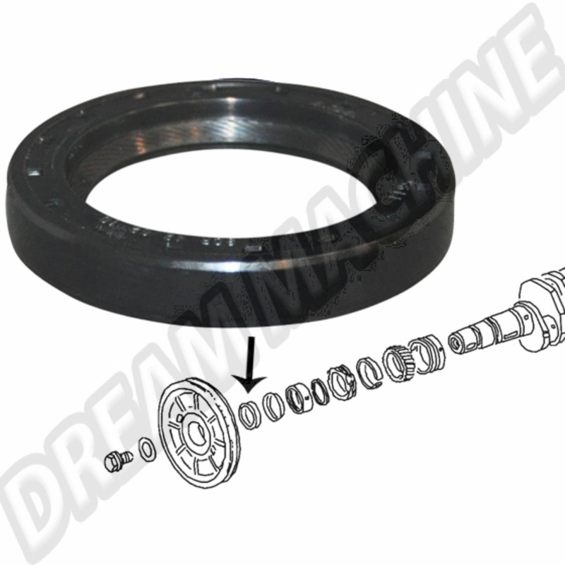 Joint-spi-vilebrequin-petit-modele-cote-ventilateur-VW-Porsche-Type4