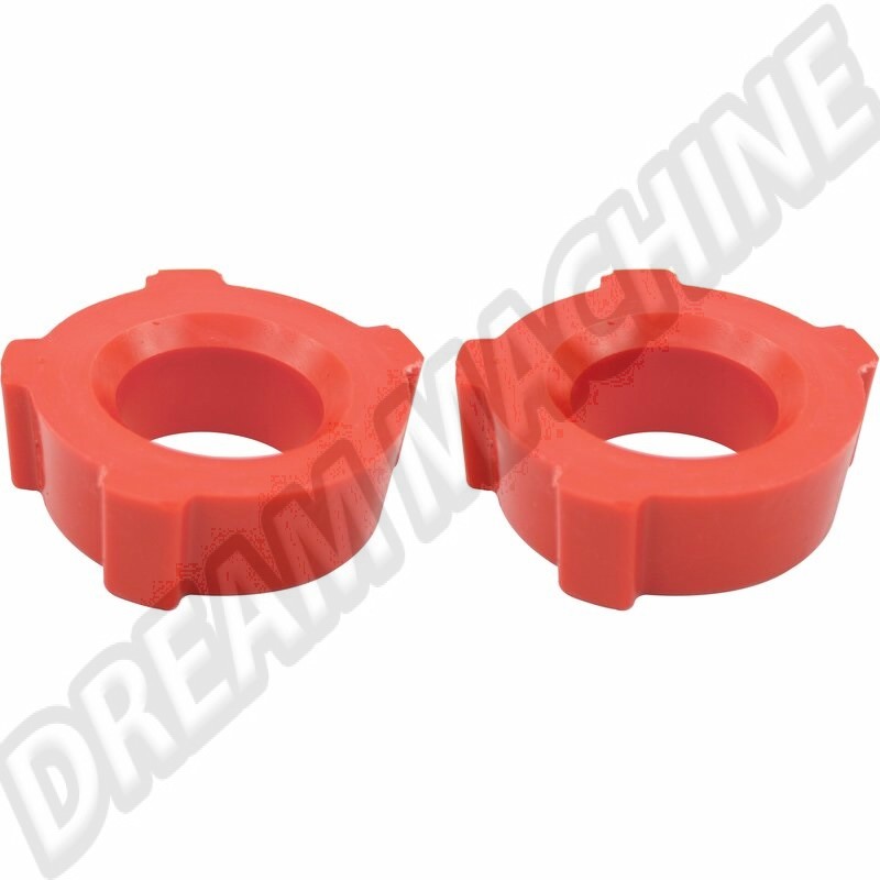 Set de 2 Silentblocs Uréthane Crénelé 1-3/4" (4,45cm) pour Volkswagen Coccinelle et Karmann Ghia (1961-1968) - Référence Empi 16-5130