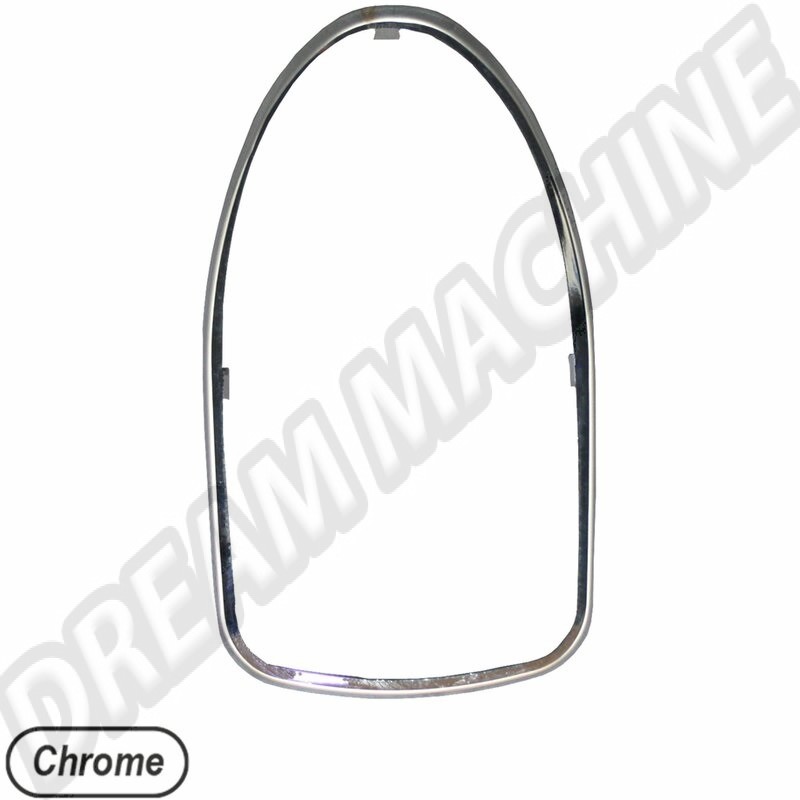 Tour de feu ar chromé, paire, Volkswagen Coccinelle, VW1300, VW1500, VW1302, VW1200, finition brillante, style, 111945117A