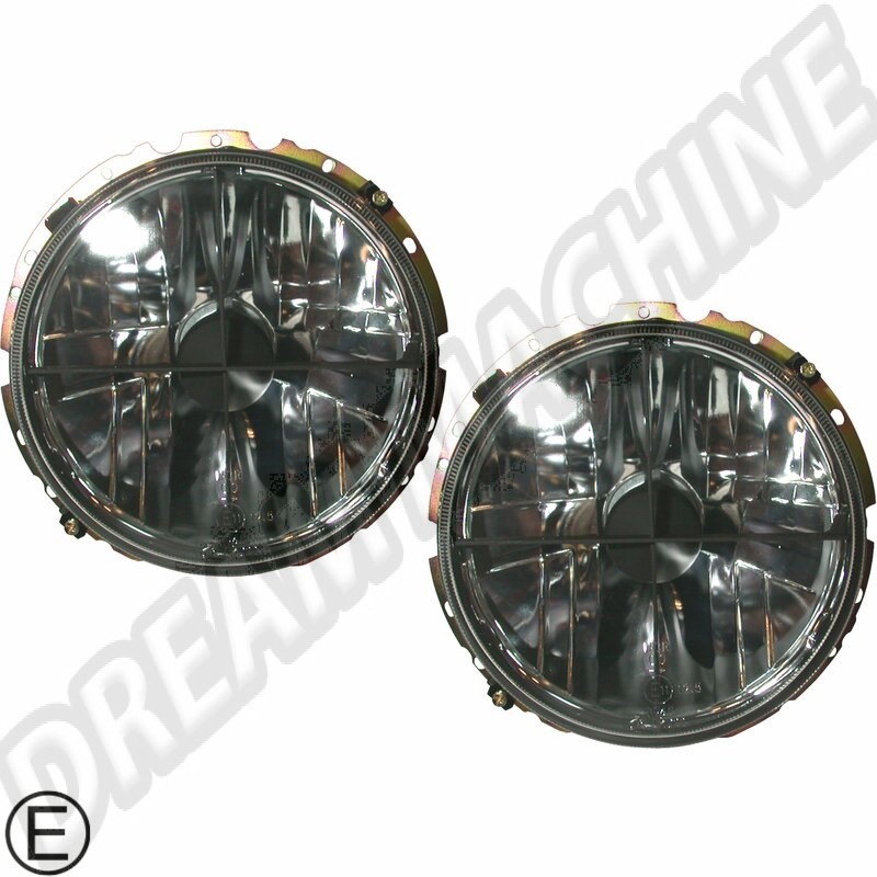 Phares H4, Volkswagen, Cox, 181, Bus T2, Bus T3, Golf 1, Golf Cabriolet, TU219410BC, TU2 194 10BC, homologués, marquage E.