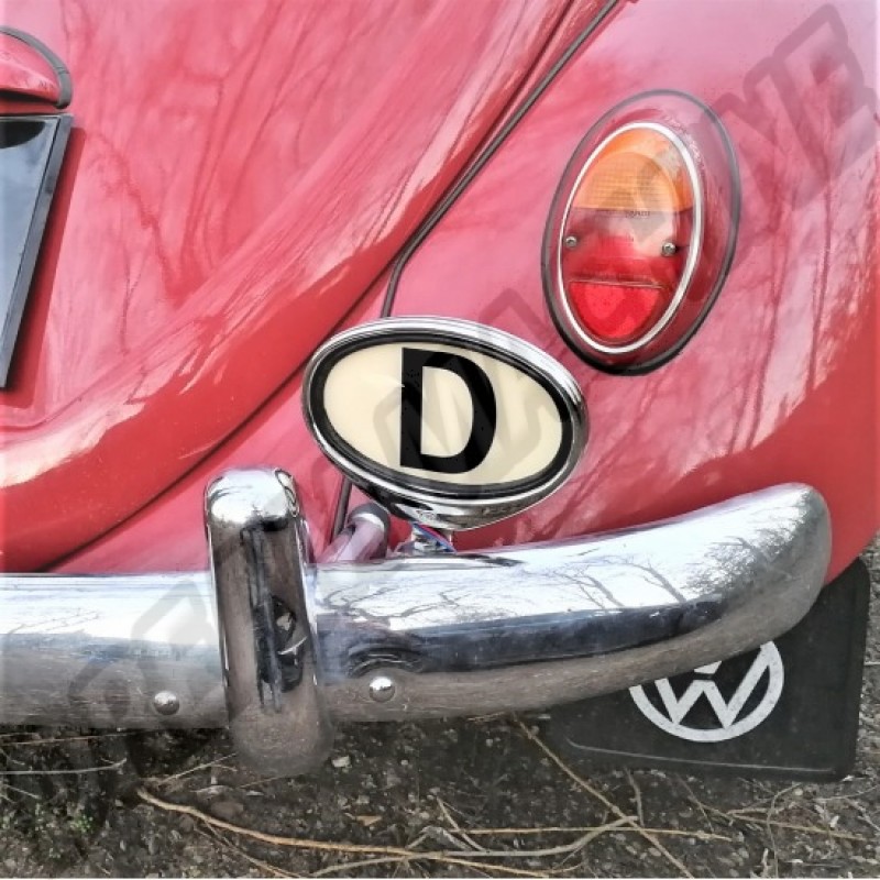 Panneau Pays AAC116, Accessoire VW Porsche, Éclairage Vintage, 170mm, AAC116, AAC1-16