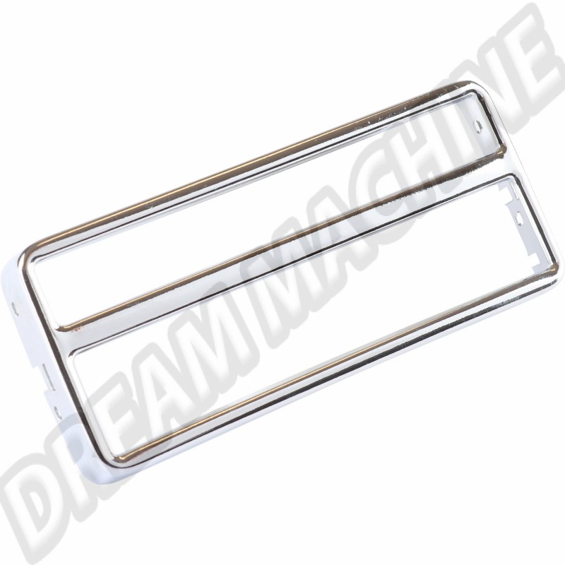 Façade chromée autoradio Blaupunkt pour Volkswagen Coccinelle et Porsche 356