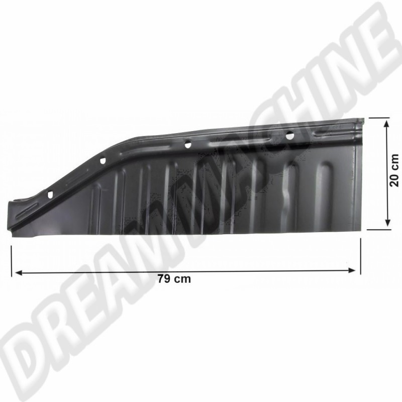 Tôle Réparation 1/8 Plancher Avant Droit Coccinelle