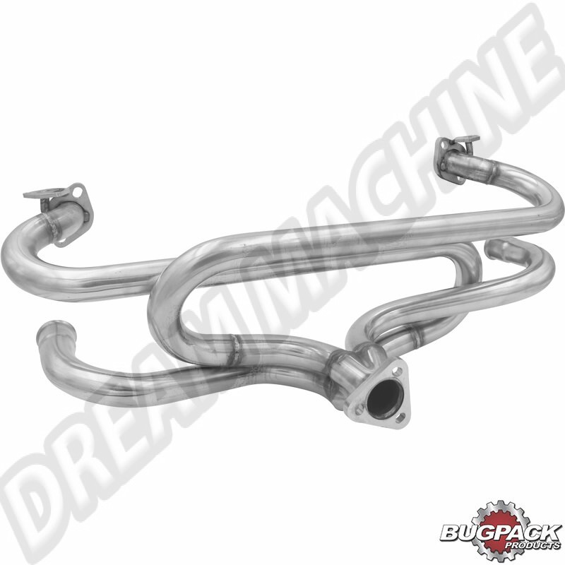 Collecteur 4 en 1, Street Header, Bugpack, Acier Inoxydable, Type 13-1600cc, Options de Silencieux, B20311S, B2 031 1S.