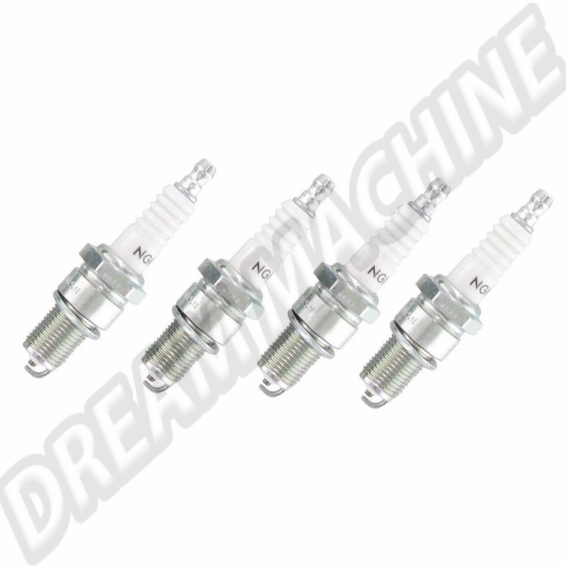 Bougies NGK BP7ES pour moteurs à haute performance (lot de 4) avec culasses à culots longs