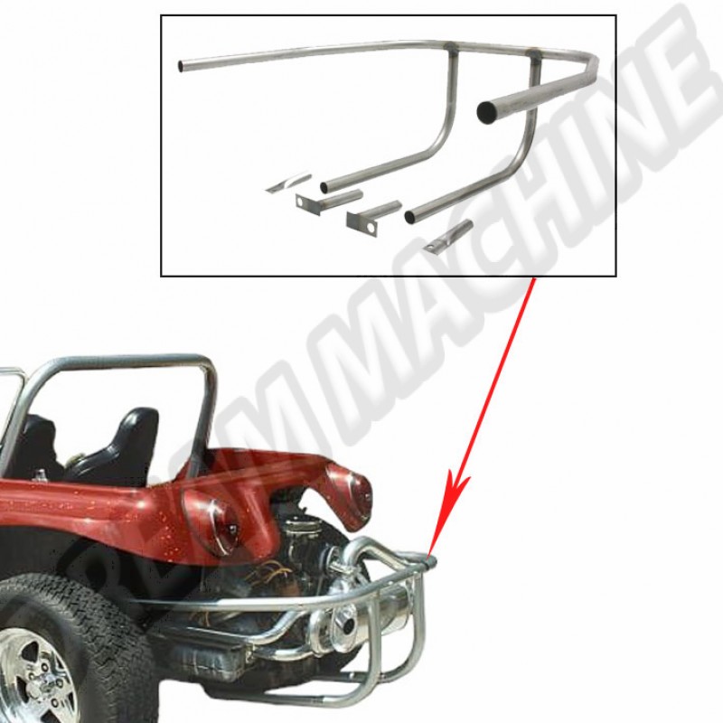 Pare-chocs arrière tubulaire type "Offroad" pour Volkswagen Baja, Buggy et trike.