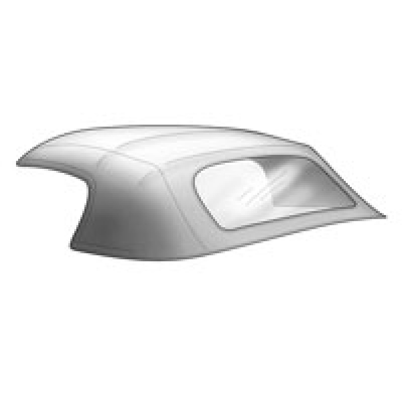 capote alpaga noir Ghia 69-74 pour modèle avec lunette en verre 14-13020 Sur www.dream-machine.fr