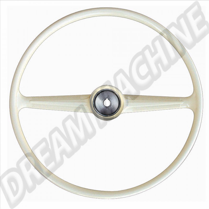Volant, Flat 4, "Silver Beige", Volkswagen Combi, 03/1955-07/1967, vendu sans bouton de klaxon, 211415655AGY, 211,415,655,AGY, 211-415-655-AGY.