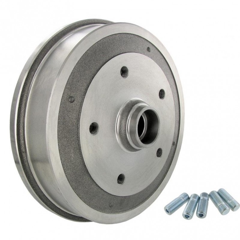 Tambour de frein avant pour Volkswagen Coccinelle/Karmann Ghia perçage Porsche 5x130 à partir de 07/1967 - Référence 111405615B-5x130