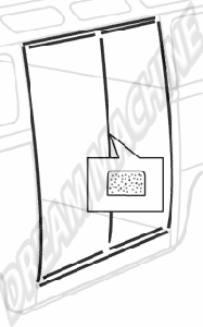 Kit de 9 joints de portes battantes pour Combi T2 50 -> 07/67 et Kombi Brésil