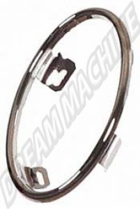 Cerclage chromé de feu arrière pour Volkswagen Coccinelle 1955-1961