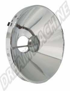 Réflecteur HELLA Chromé pour VW Coccinelle & Porsche 356