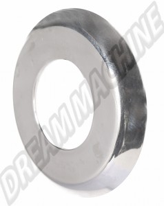 Rosette/Entretoise en acier inoxydable poli pour poignée intérieure de porte battante T2 03/55 - 07/67