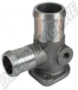 Raccord d'eau en aluminium sur culasse pour VW, modèles variés, 1980-1992