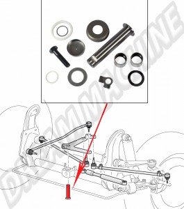 Kit de Réparation du Pivot Central pour Combi 1968-1979, Référence 211498171A
