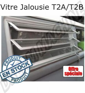 Vitre jalousie complète neuve Combi Westfalia 08/1967 - 07/1979 côté droit