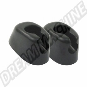 Clips de Pare-soleil Noirs pour Volkswagen Coccinelle, Karmann-Ghia, et Combi Bay Window - 08/1964 ->07/1979