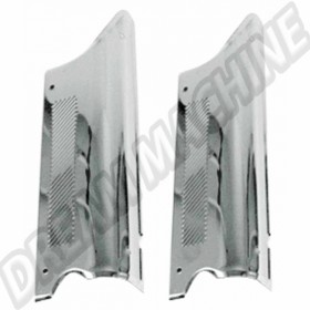 Ensemble de protections de montant de porte en acier inoxydable Empi 00-4578-0 pour VW Coccinelle 1949-1979