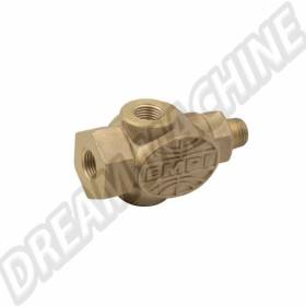 Raccord en T pour Pression d'Huile Filetage : 1/8-27 NPT - Compatibilité Universelle VW