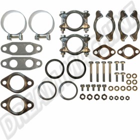 Kit Joints et Colliers d'Échappement pour Moteur Type 1 Double Préchauffage VW Coccinelle et Karmann Ghia