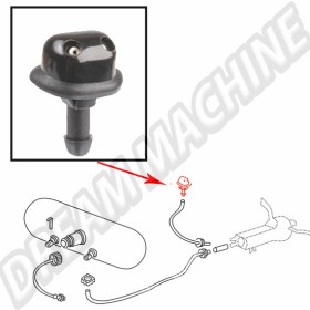 Gicleur de lave-glace économique pour Volkswagen 111955993A