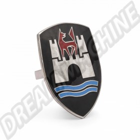 Emblème Wolfsburg Noir pour Volkswagen Coccinelle 08/1959 ->07/1962