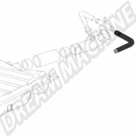 Tuyau de Ventilation Réservoir Carburant VW Coccinelle 1302 08/69-07/72