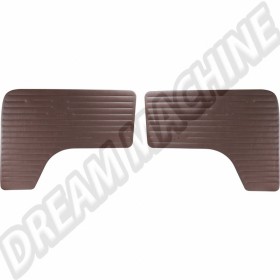 Kit de 2 panneaux de porte avant couleur Marron Combi Baywindow T2 68-79