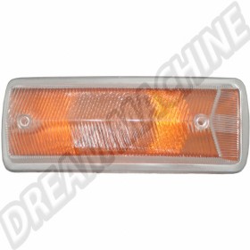 Cabochon de clignotant orange gauche pour Combi 08/67-07/72, Vitre orange de clignotant avant gauche premier prix