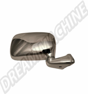Rétroviseur Rectangulaire Style Golf CHROME - Côté Passager
