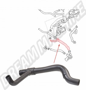 Durite d'Eau Pompe à Radiateur VW Transporter D/TD 1985-1992