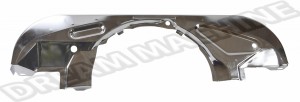 Tôle avant moteur chromée simple admission pour Combi T2 Bay (08/67-07/71), référence 211119517DCH