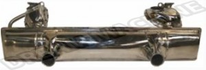 Silencieux d'Échappement en INOX, Qualité Allemande, pour Coccinelle et Karmann-Ghia, Réf. 111251051HIN