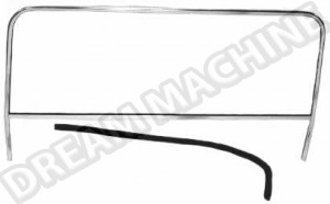 Pare-brise Buggy AC845002 avec Cadre Aluminium, 1964-1971