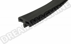 Couvre-Chant en T Plastique Noir Westfalia 19mm, Réf. DMC9645B