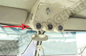 Support de 3 manomètres pour VW Combi Split et Kombi Brésilien – Montage sous la boîte à air