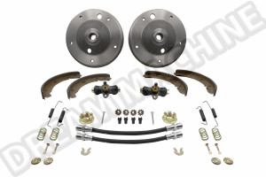 Kit de réfection de frein arrière complet pour Volkswagen Coccinelle et Karmann Ghia de 07/1964 à 07/1966