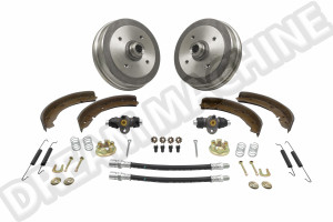 Kit de réfection de frein arrière complet pour Volkswagen Coccinelle et Karmann Ghia à partir de 07/1967  et après, incluant 1302/1303 à partir de 1971