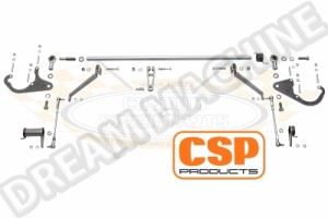 Kit tringlerie CSP pour Weber IDA avec collecteurs courts, moteur Type 1
