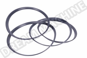 Cerclage d'enjoliveur bleu pour jantes 5x205 (jeu de 4)
