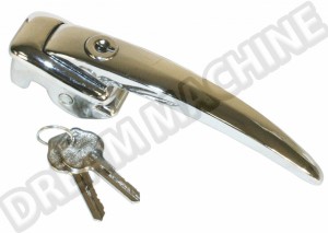 Poignée de porte à clés pour Volkswagen Coccinelle 56 ->60 - 113837205A