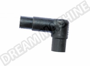 Manchon coudé 90° sur pipe d'admission pour moteurs VW Type 4 1800cc-2000cc, 1973-1979 et Porsche 914