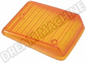 Cabochon de clignotant orange gauche pour VW Combi 08/72-07/79, Vitre de clignotant avant vendue seule