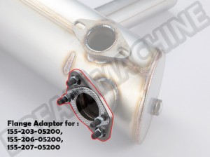 Kit d'Adaptation Flange pour Échappement Vintage Speed, 155-200-FA100