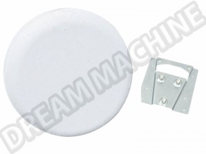 00-4220-0 Support et Housse de Roue de Secours en Vinyl Blanc pour Combi